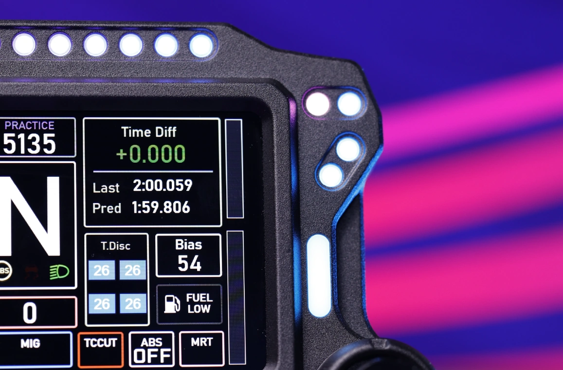 Four zones containing 31 RGB LEDs around the CSD Lite screen